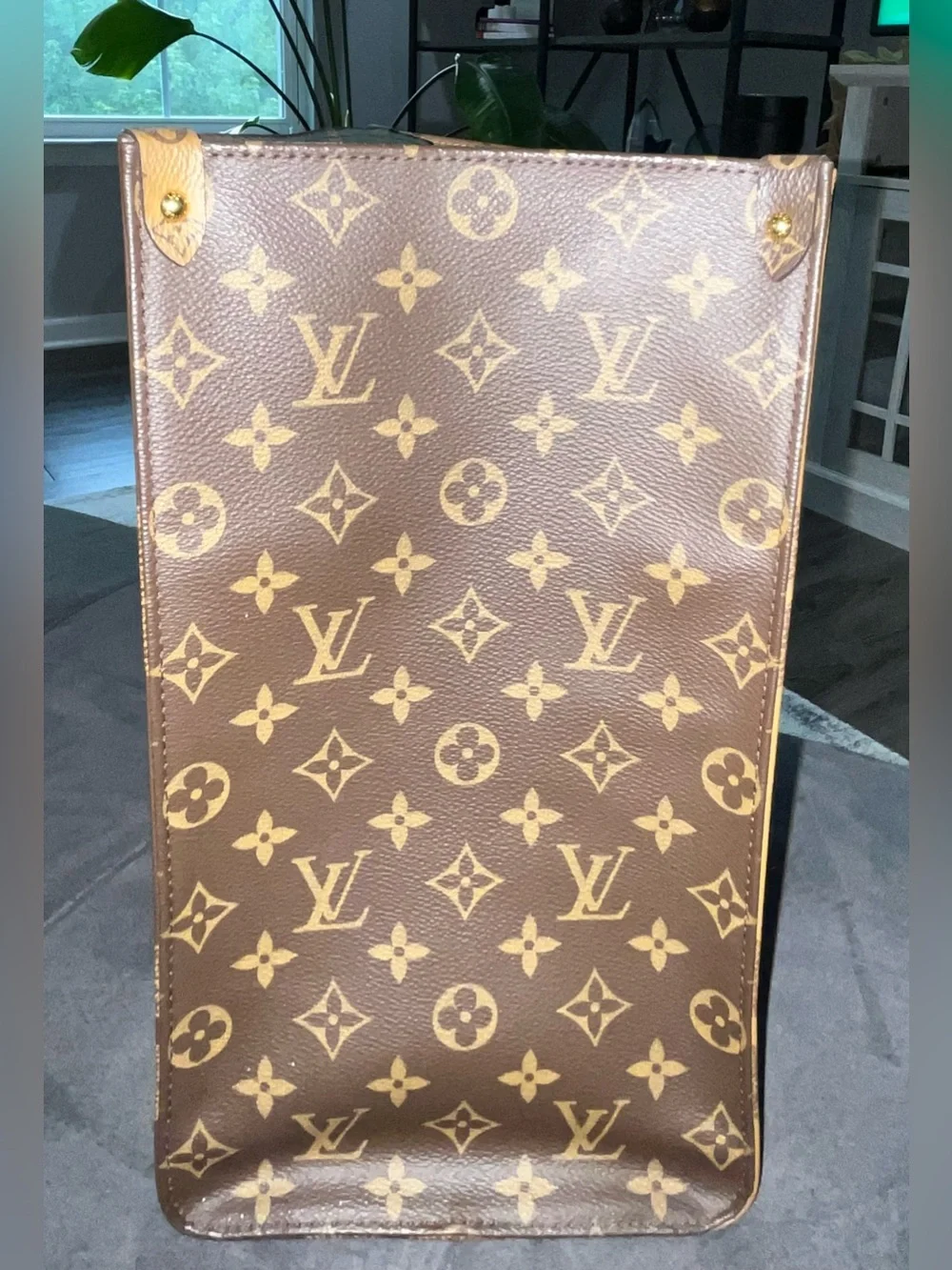 Authentic Louis Vuitton Reverse Monogram GM On The Go
